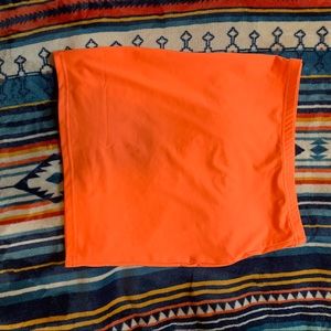 Orange skirt